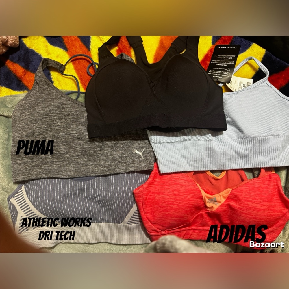 adidas Red Sports Bra - Women's Activewear
